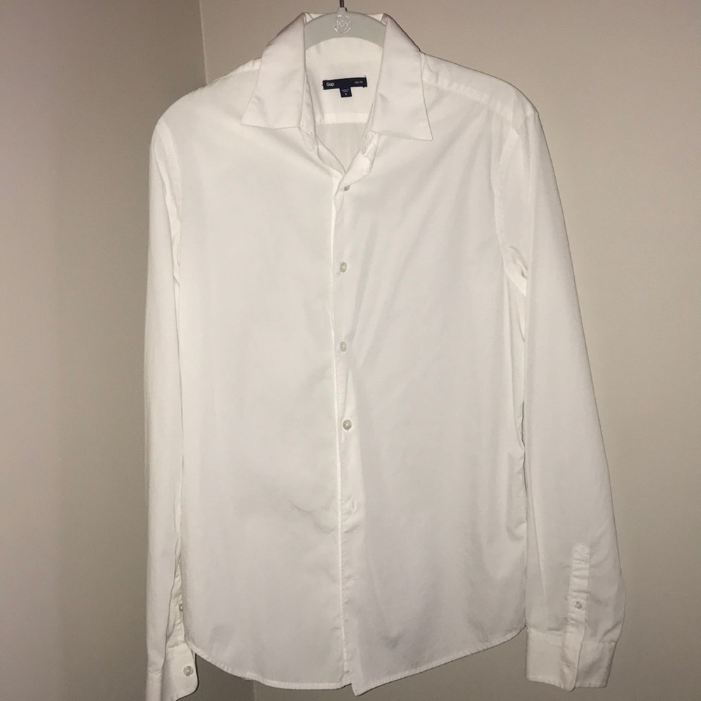 Gap White Button Down - image 1